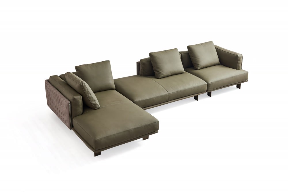 00现代极简 众杰系列 高级磨砂布 包豪斯a字休闲椅澳佐0619906.